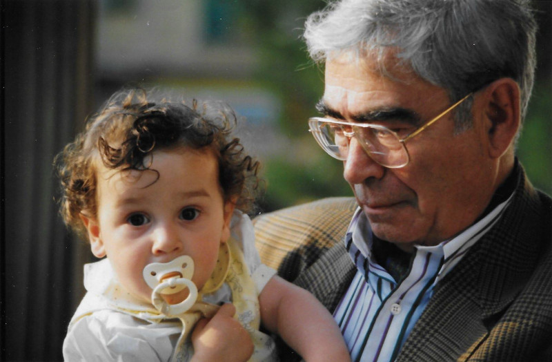 Raymond Bontoux et son petit-fils Nicolas
